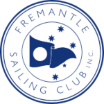 Fremantle Sailing Club Logo in navy and white